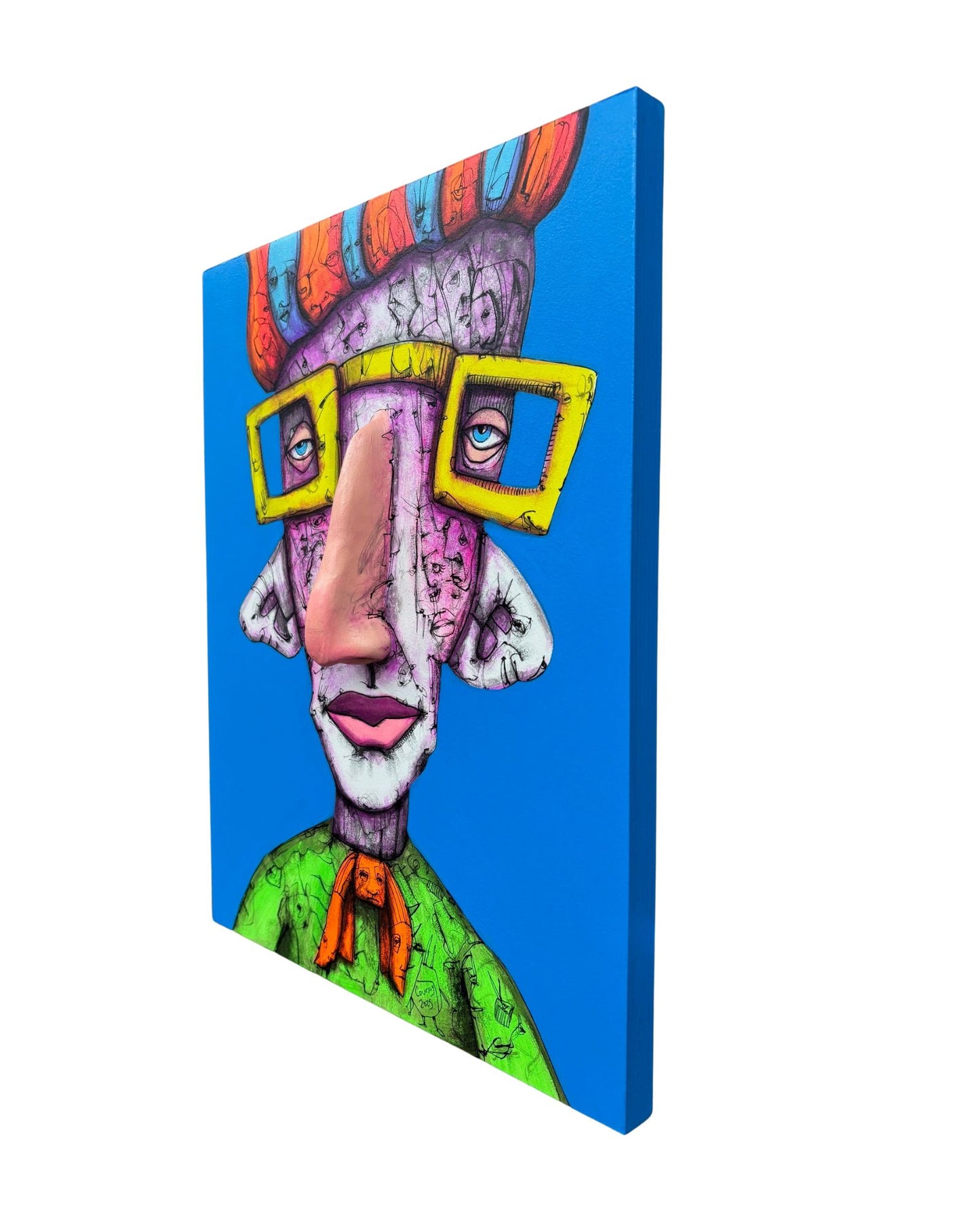 "Antique Road Show" 14 in x 11 in 3D Mixed Media