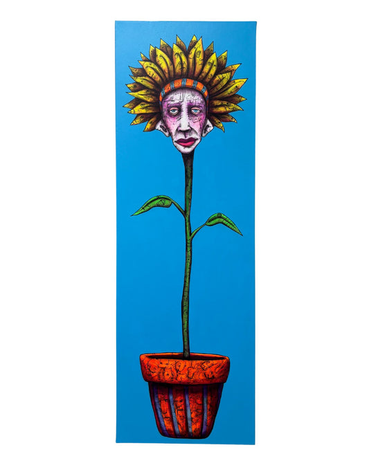 "Reincarnated" 36 in x 12 in on Canvas