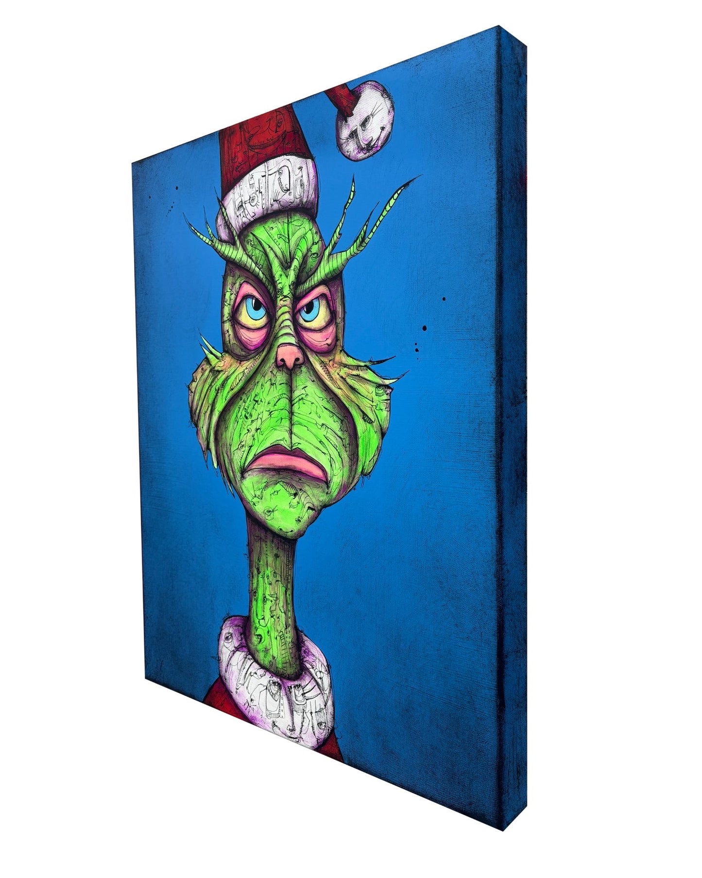 "Grinch" 16 x 20 inch on Canvas
