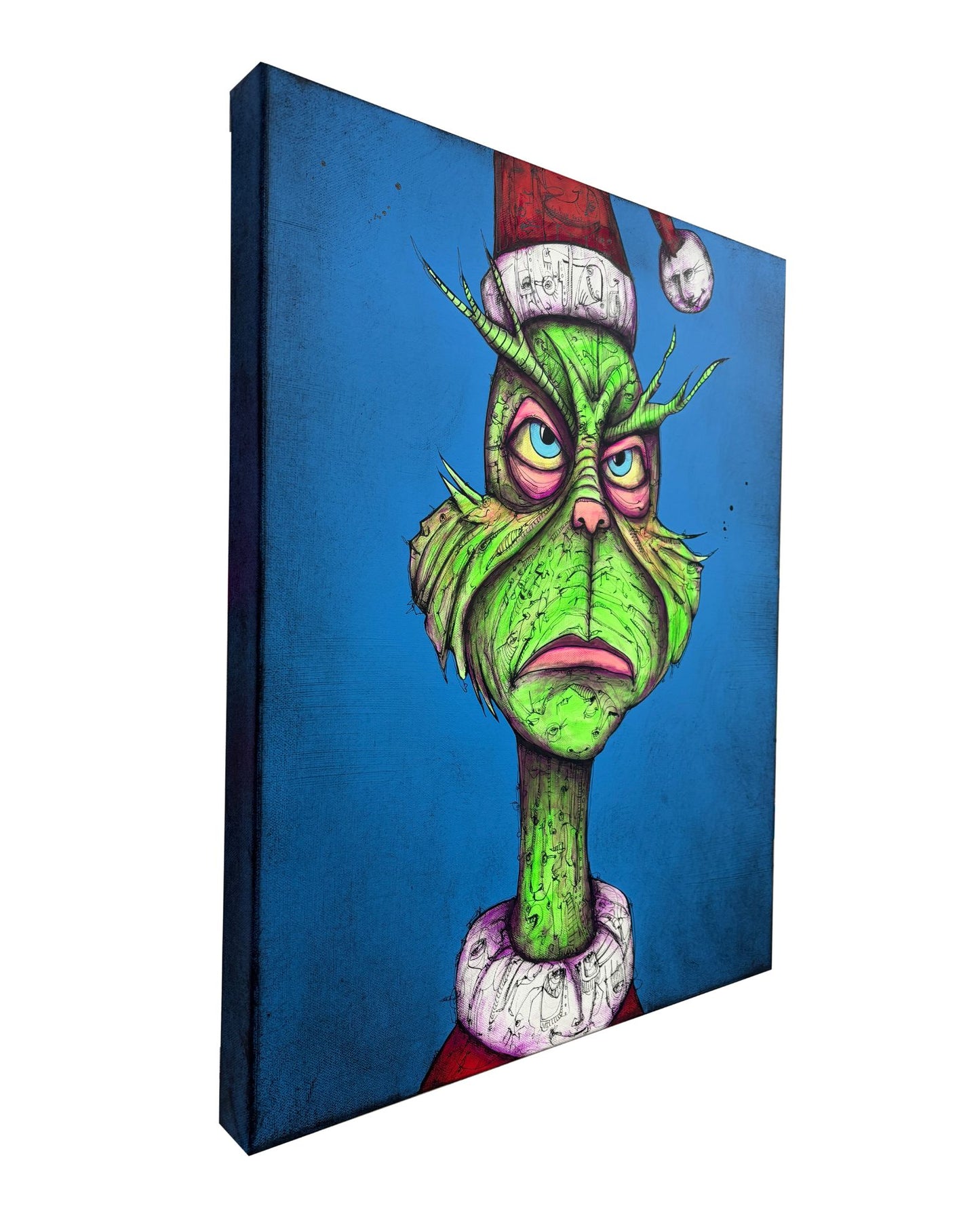 "Grinch" 16 x 20 inch on Canvas