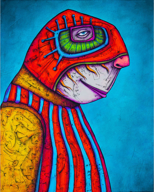 "El Nadador Luchador" Open Edition Print